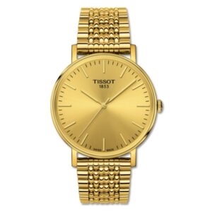 Golden Tissot Men Watch